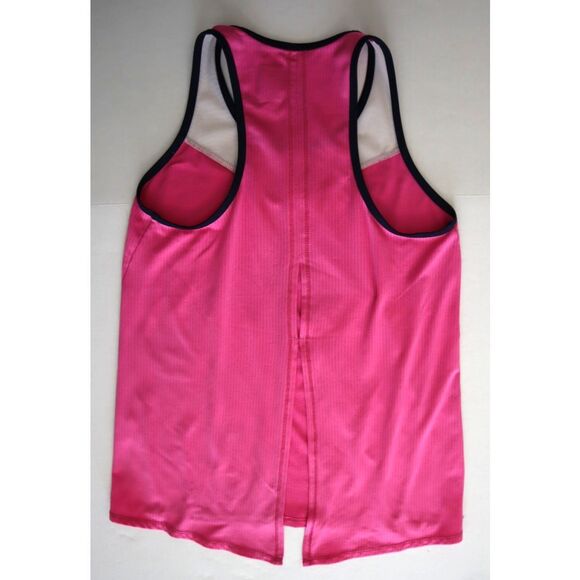 Lucky In Love Womens Sz XS Pink Fly High Tie Back Tennis Pickleball Tank Top - Picture 9 of 9